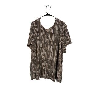 Roaman's Short Sleeve Notch Work Painter T-Shirt 4X 34/36 (WORN OUT HAS FLAWS)